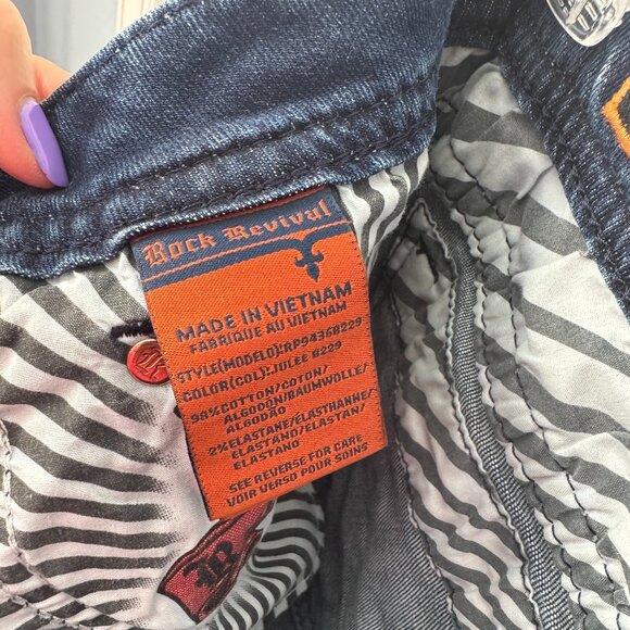 Rock Revival Julee Mid-rise Bootcut Jeans Size 31 - Picture 6 of 9